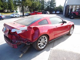 2010 FORD MUSTANG PREMIUM COUPE RED 4.0 AT PONY PACKAGE F20091